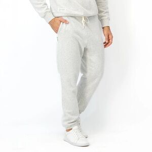 NWT Rhoback Men’s Ready Sweatpants - Size Large, Heather-Ivory
